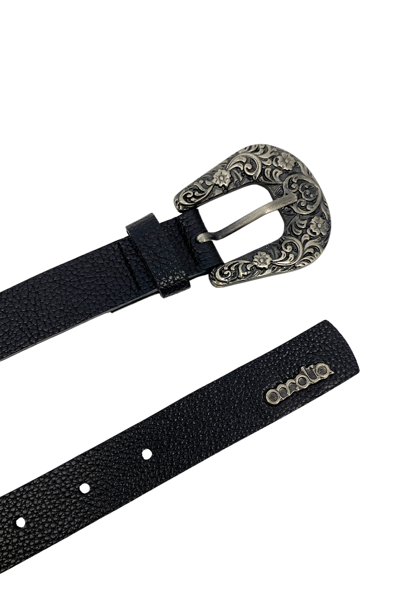 Cinturon WESTERN Negro 4800