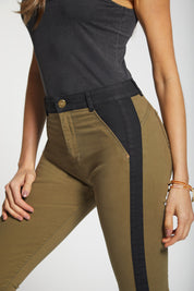 Jeans Tiro Alto Pitillo   4263