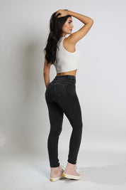 Jeans Tiro Alto Pitillo 4863