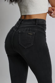 Jeans Tiro Alto Pitillo 4863