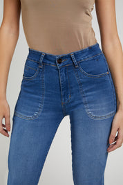 Jeans Tiro Alto Regular 4968