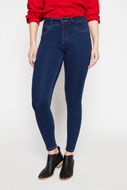 Jeans Tiro Medio Pitillo 4237