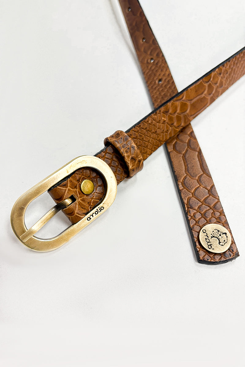 Cinturon CROCO LATTE 5185