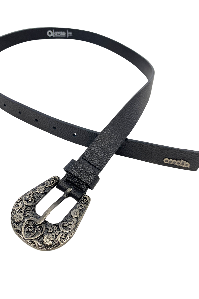 Cinturón WESTERN Negro 4800