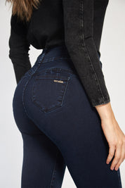 Jeans Tiro Alto Pitillo Push In Push Up 4557