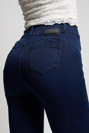 Jeans Tiro Alto Pitillo Push in Push Up 4558