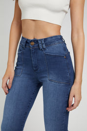 Jeans Tiro Alto Recto 4918