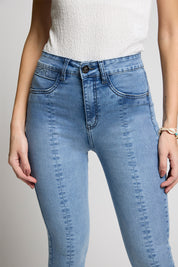Jeans Tiro Alto Pitillo 5273