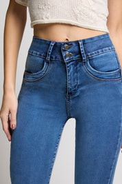 Jeans Tiro Alto Pitillo 5282