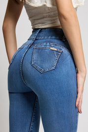 Jeans Tiro Alto Pitillo 5282