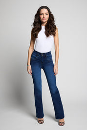 Jeans Tiro Alto Recto Push In Push Up 5285