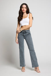 Jeans Tiro Alto Recto 5290