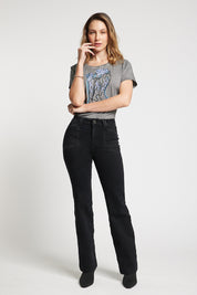 Jeans Mujer Tiro Alto Recto 5294