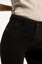 Jeans Mujer Tiro Alto recto Cotelé 5357