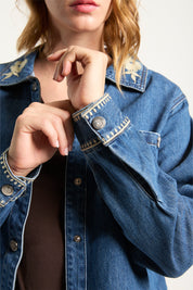 Sobrecamisa Mujer con Bordado 5358
