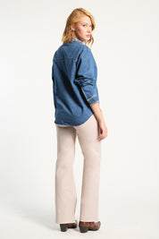 Sobrecamisa Mujer con Bordado 5358