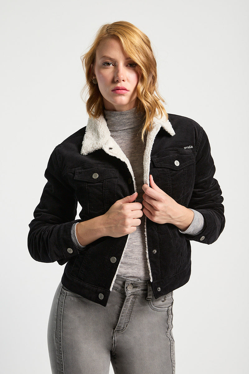 Chaqueta Mujer Trucker Cotelé y Chiporro 5365