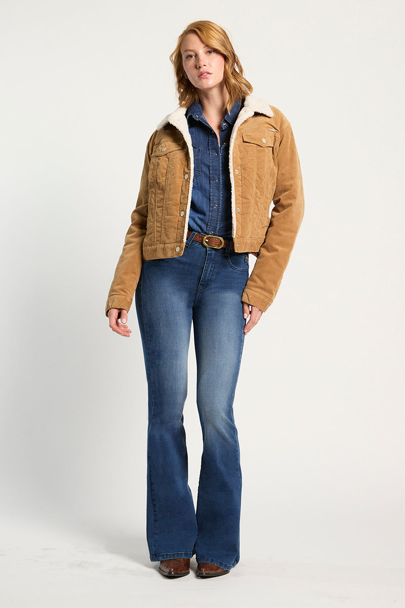 Chaqueta Mujer Trucker Cotelé y Chiporro 5380