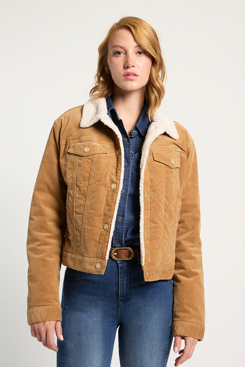Chaqueta Mujer Trucker Cotelé y Chiporro 5380