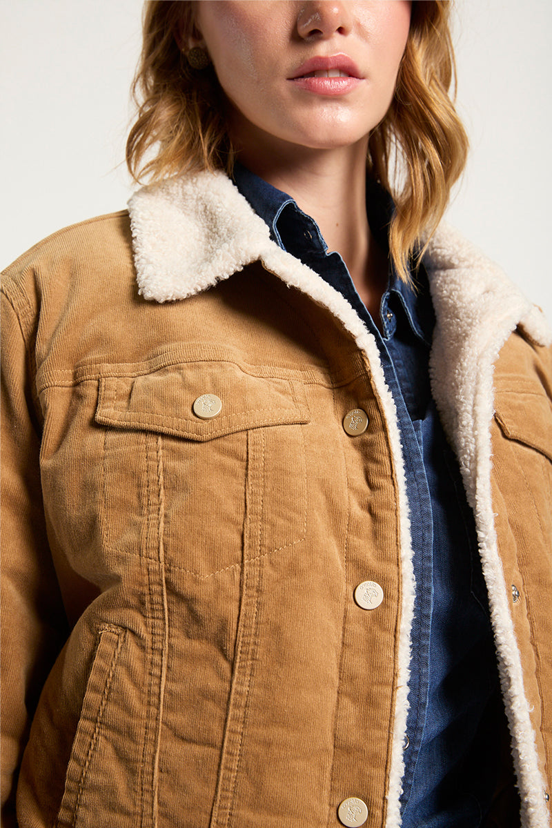 Chaqueta Mujer Trucker Cotelé y Chiporro 5380
