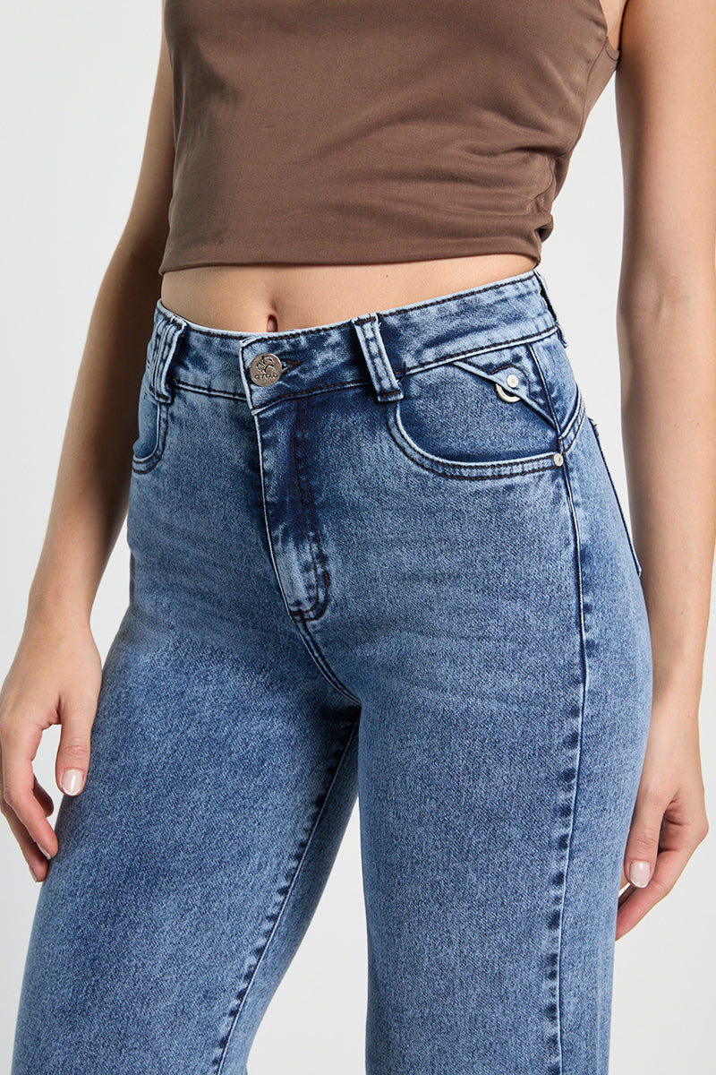 Jeans Mujer Wide Leg 5382