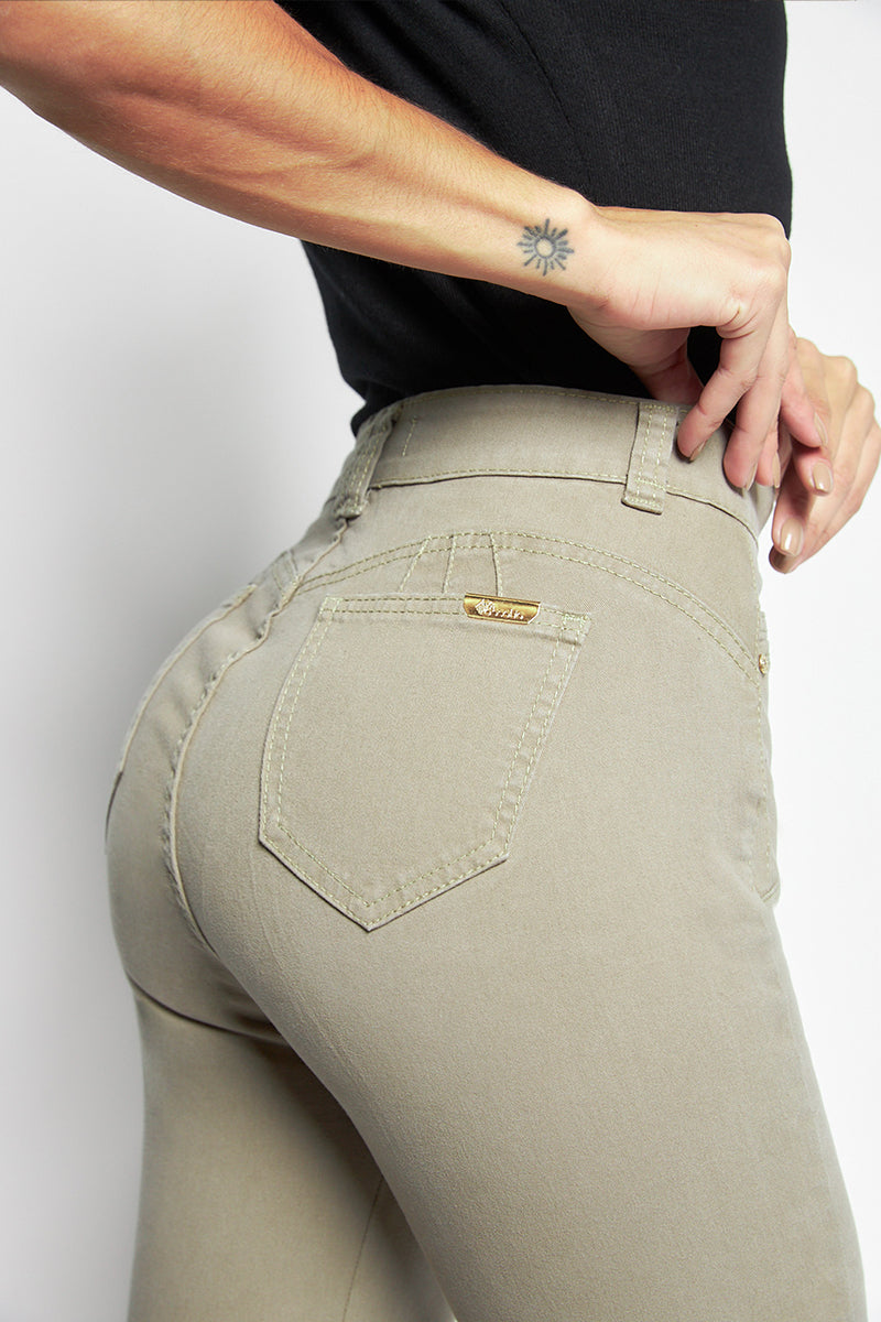 Jeans Mujer Tiro Alto Recto 5390