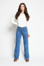 Jeans Mujer Wide Leg 5394