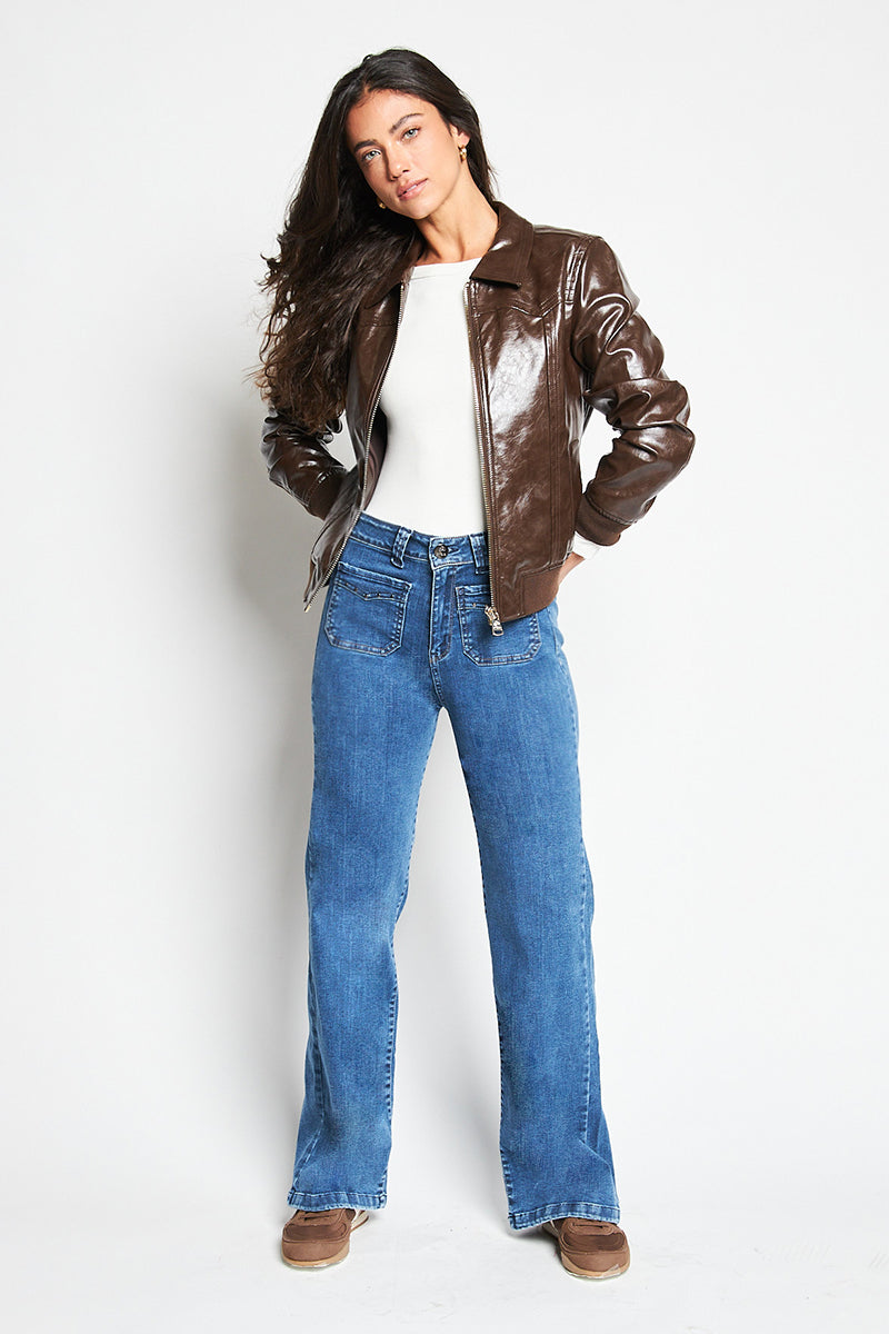 Jeans Mujer Wide Leg 5394
