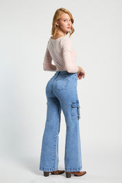 Jeans Wide Leg Cargo 5395