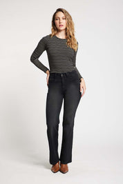 Jeans Mujer Tiro Alto Recto 5411