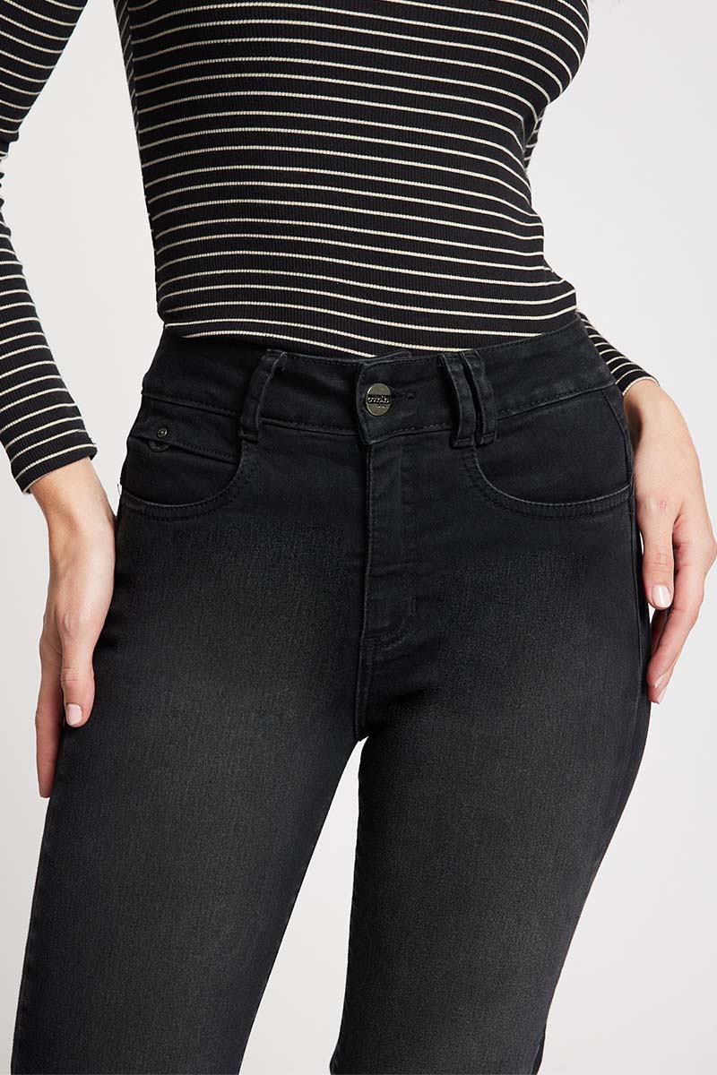 Jeans Mujer Tiro Alto Recto 5411