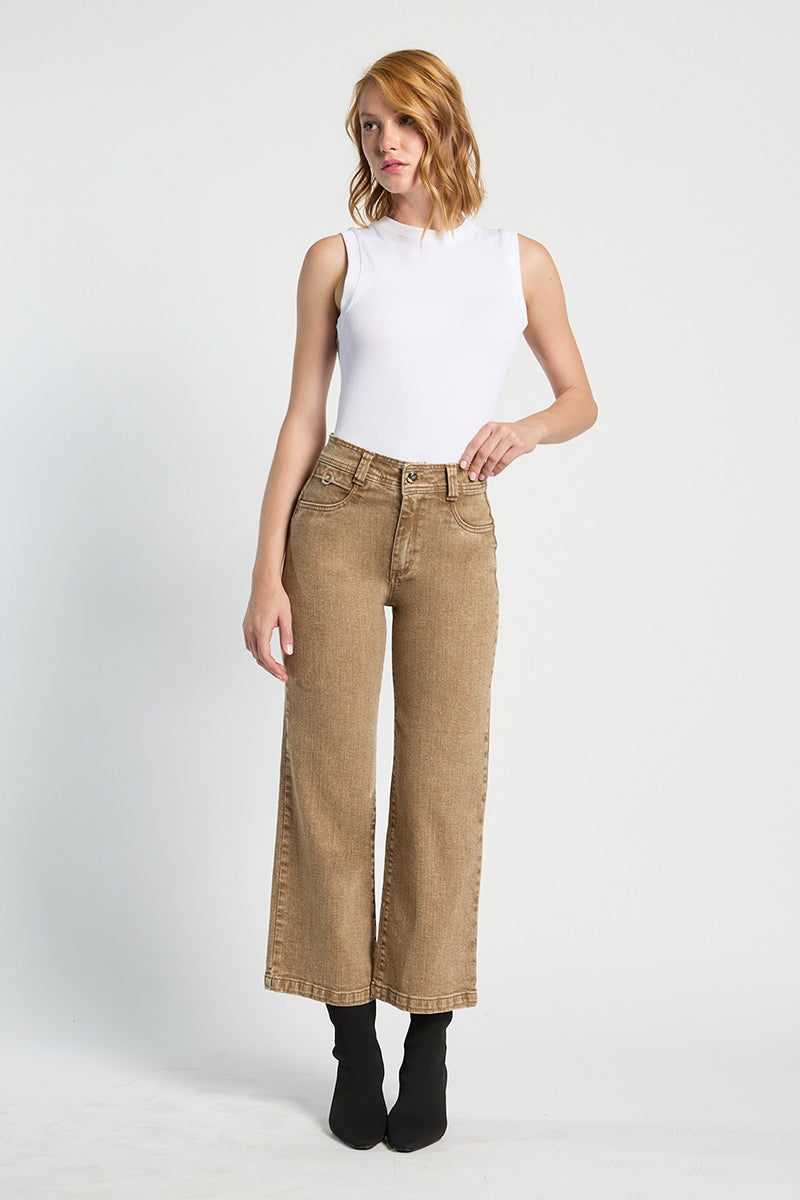 Jeans Mujer Tiro Alto Recto 5414