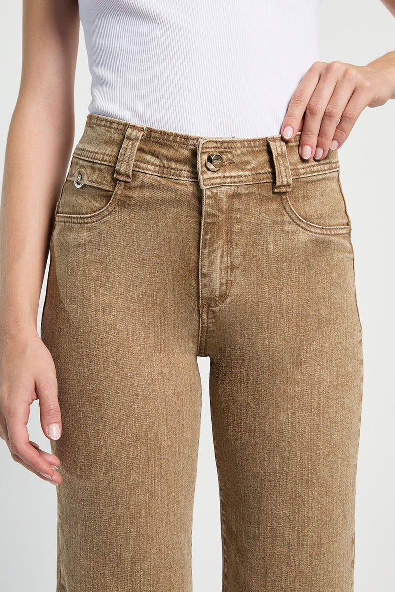 Jeans Mujer Tiro Alto Recto 5414