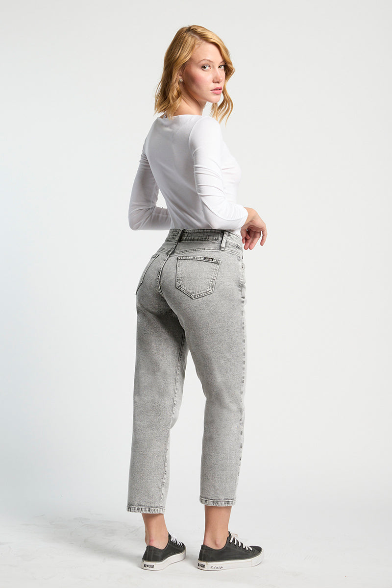 Jeans Mujer Mom Slim Push In 5419