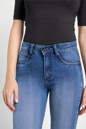 Jeans Mujer Tiro Alto Pitillo 5428