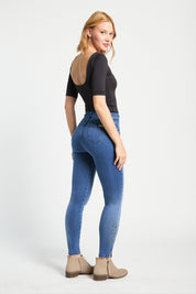 Jeans Mujer Tiro Alto Pitillo 5428