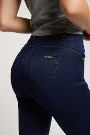 Jeans Mujer Tiro Alto Pitillo Push in Push Up 5430