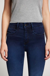 Jeans Mujer Tiro Alto Pitillo Push in Push Up 5430