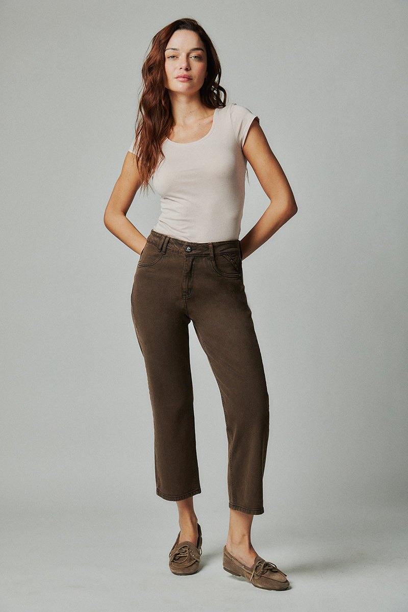 Jeans Mujer Mom Slim Push In 5515