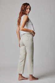 Jeans Mujer Tiro Alto Recto Seiko Crop 5536