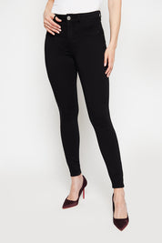 Jeans Tiro Medio Pitillo   4236