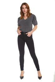 Jeans Tiro Alto Pitillo Push in Push Up   4559