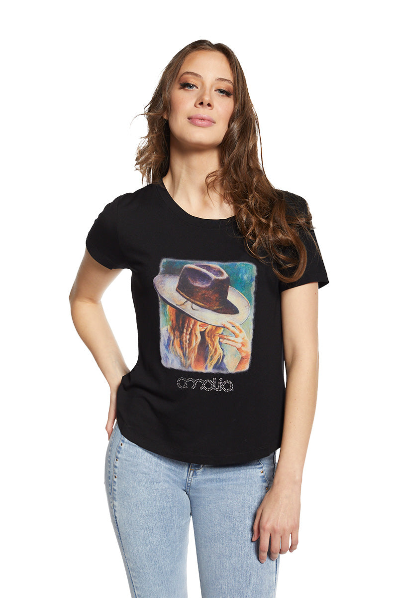 Polera Negra 4479