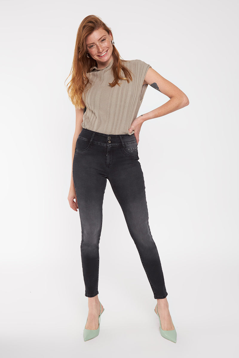 GRANATE JEANS · TIRO ALTO PITILLO · 3836