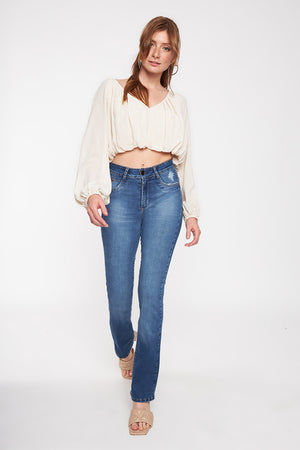 MARFIL JEANS · TIRO ALTO REGULAR · 3841