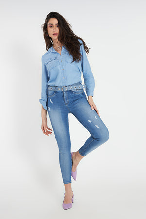 CORAL JEANS · TIRO ALTO PITILLO · 4100