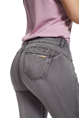 Jeans Emerald Tiro Medio Pitillo 4417